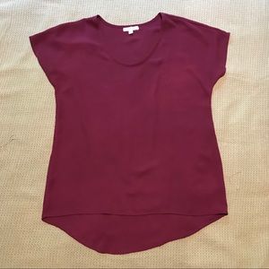 XS Rasberry Flowy Blouse - Stella & Dot/Maette